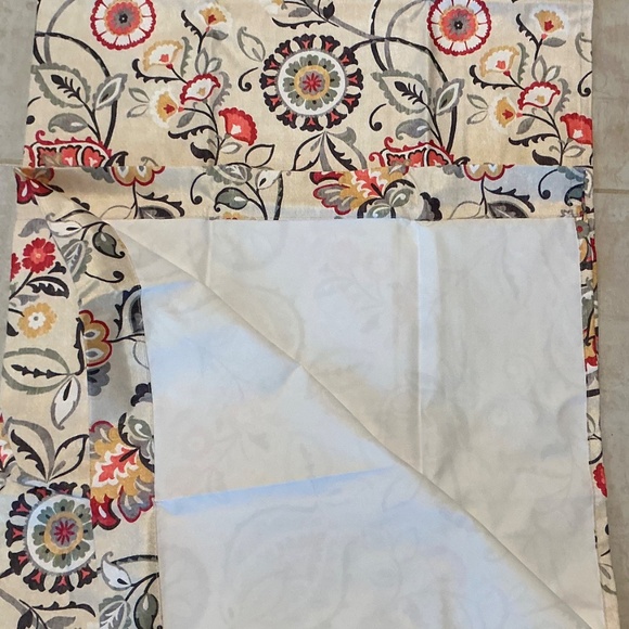 Sun Zero Blackout Curtain Set 2 Panel Floral New 40x84”L Grommet Multicolor NEW - Picture 5 of 7